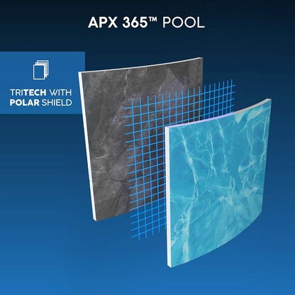 Bestway APX 365 Rectangle Above Ground Pool Set - 561KA