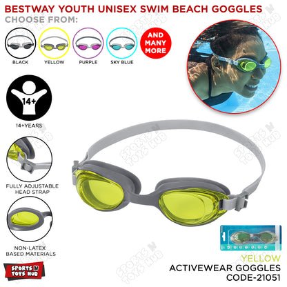 Bestway Eyewear Anti Fog Uv Protection Swimming Goggles - 21051