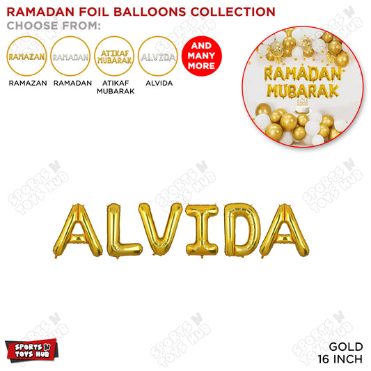 Alvida Foil Balloon Collection - 16 Inch
