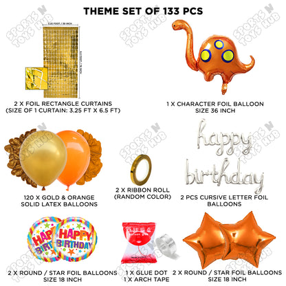 Bronto-saurus Cursive Foil Letter Balloon Arch Theme Collection