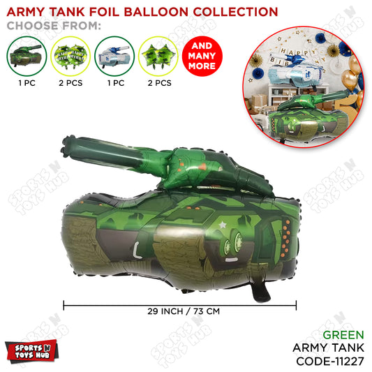 Army Tank Foil Balloon