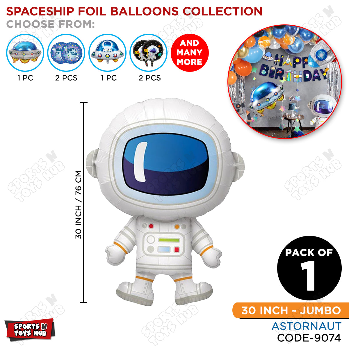 Astronaut Foil Balloon Collection