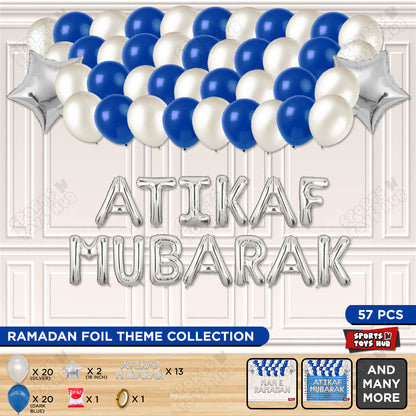 Atikaf Mubarak Foil Balloon Garland Theme Collection