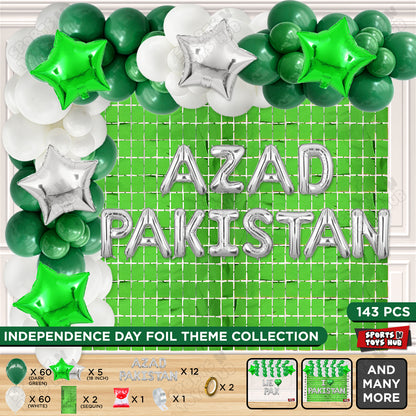 Azad Pakistan Foil Letters Theme Collection