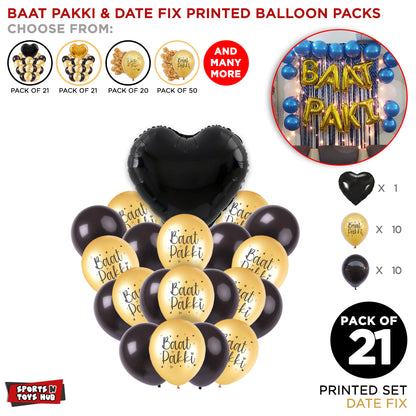Baat Pakki Printed Balloons Bouquet Collection