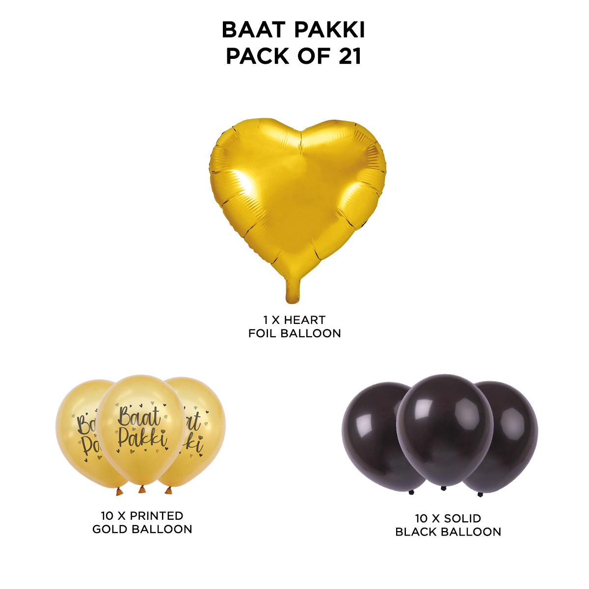 Baat Pakki Printed Balloons Bouquet Collection
