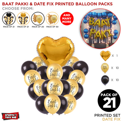 Baat Pakki Printed Balloons Bouquet Collection