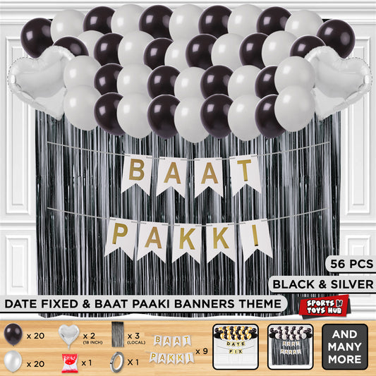 Baat Pakki Card Banner Theme - White