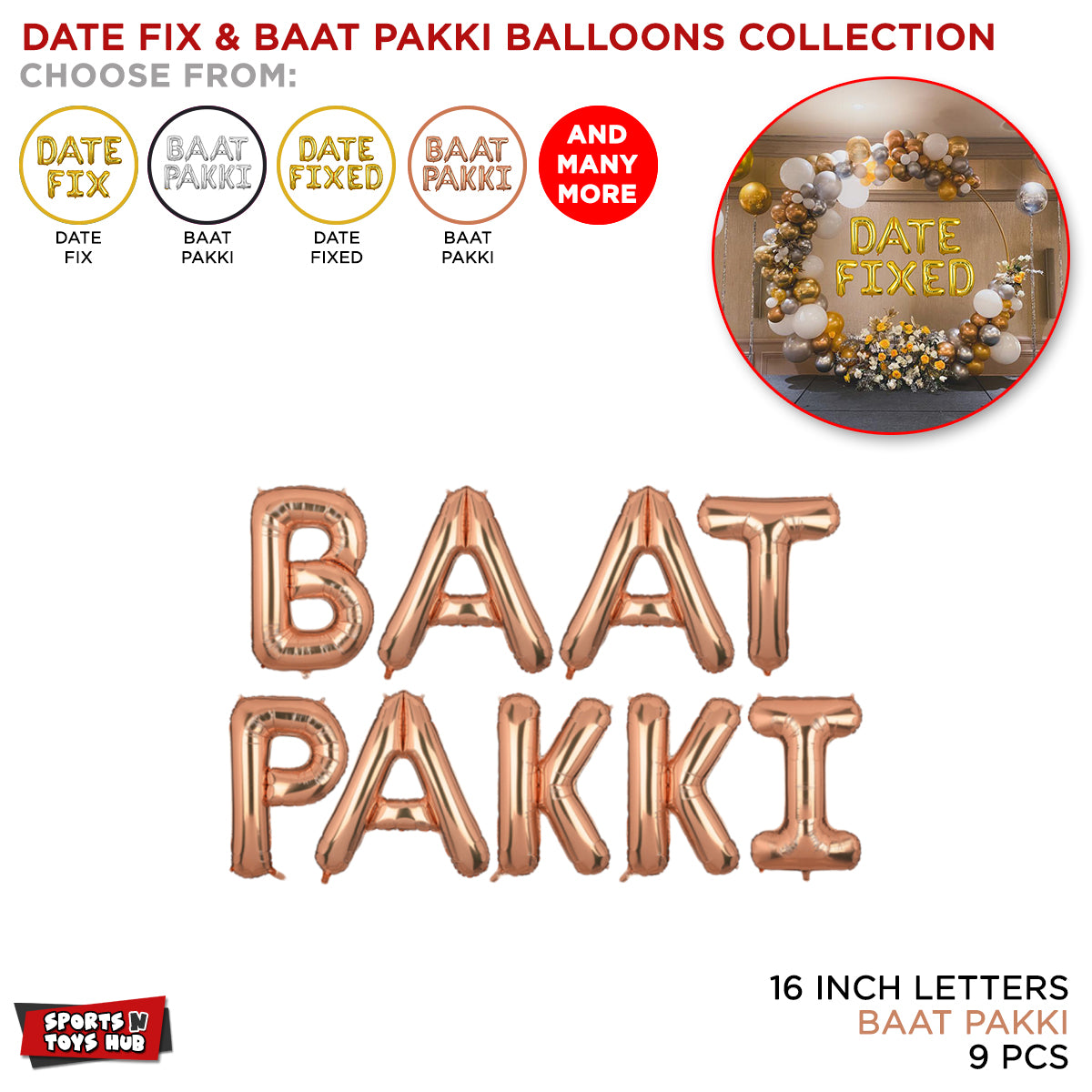 Baat Pakki Foil Letter Collection