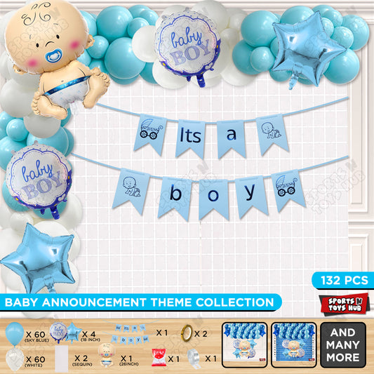 Its A Boy Card Banner Arch Theme - Pack Of 132