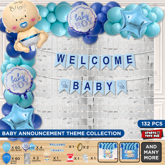 Welcome Baby Card Banner Arch Theme - Pack Of 132