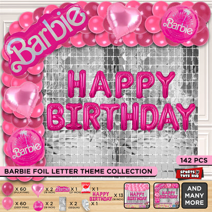 Bar_bie HBD Foil Letter Arch Theme