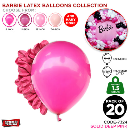 B-a-r-b-i-e Latex Balloons Collection