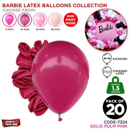 B-a-r-b-i-e Latex Balloons Collection