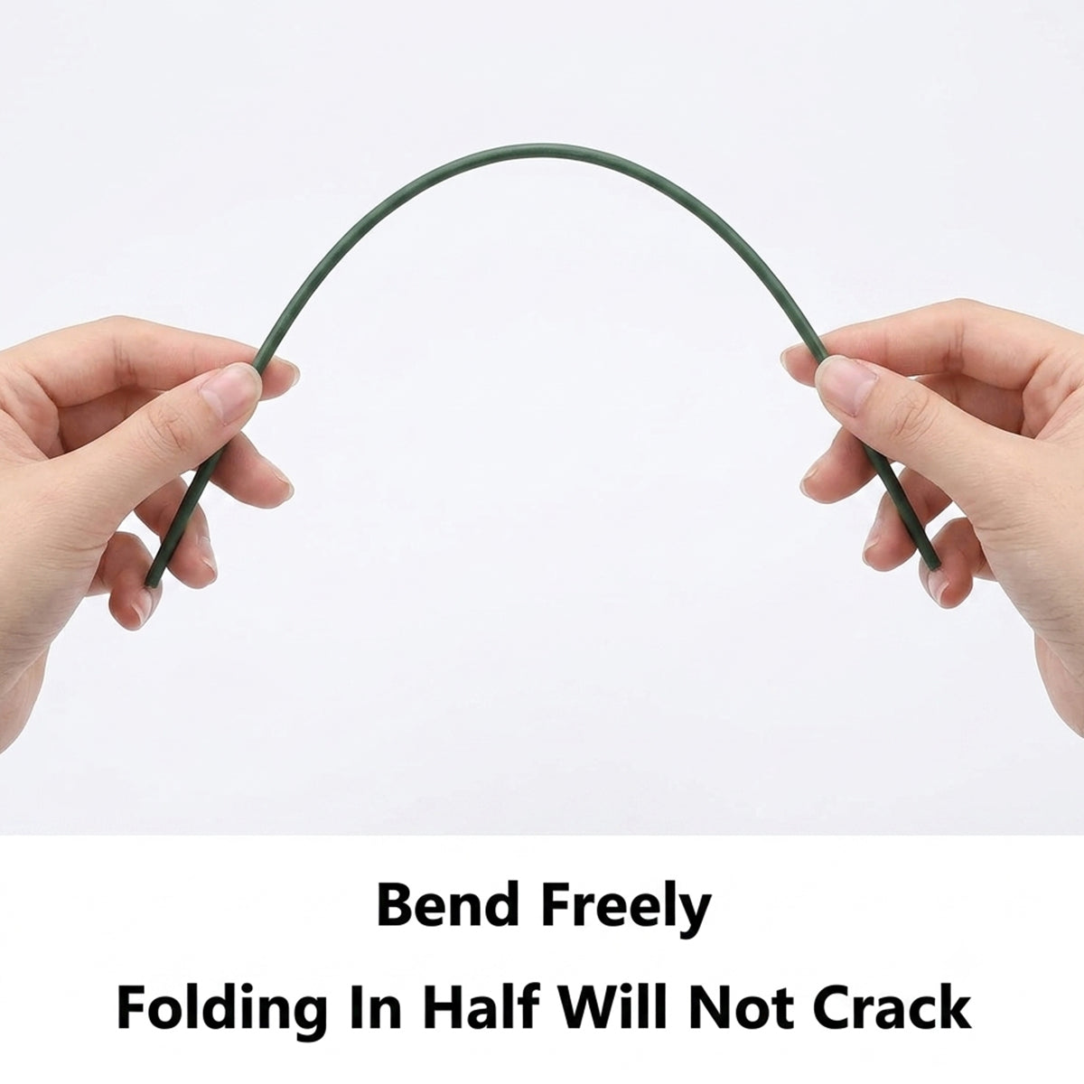 1mm Floral Stem Wire – Premium Green Florist Wire for Artificial Flowers, Bouquet Making, Wreath Making, Floral Arrangements & DIY Craft Supplies