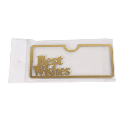 Best Wishes Acrylic Money Envelope
