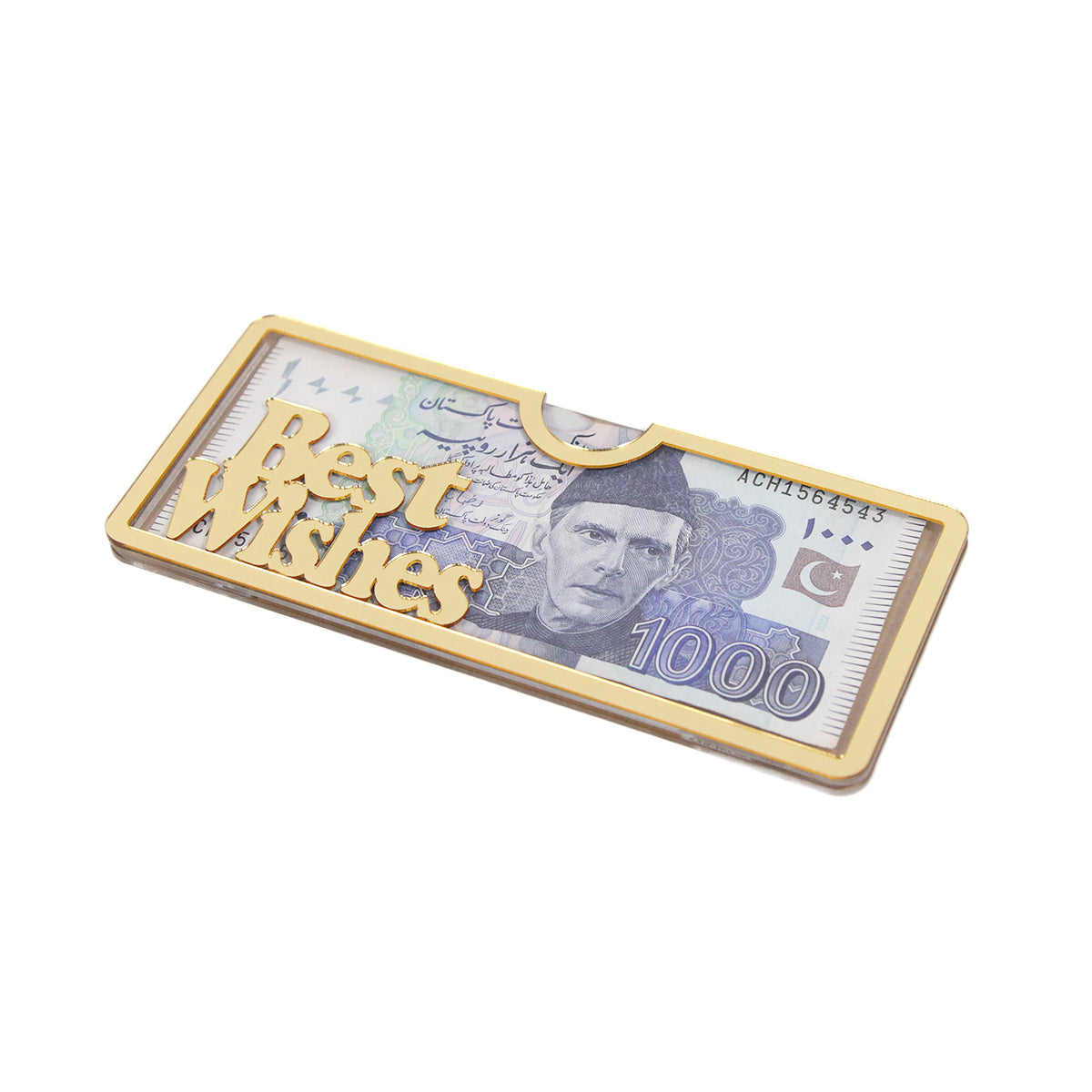Best Wishes Acrylic Money Envelope