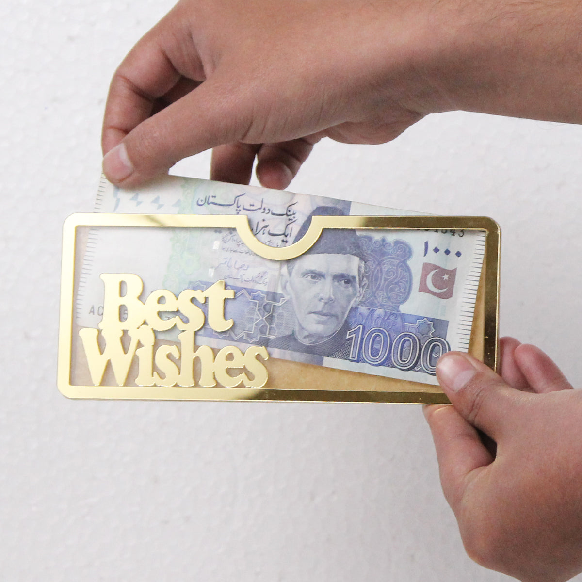 Best Wishes Acrylic Money Envelope