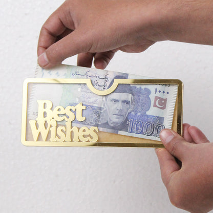 Best Wishes Acrylic Money Envelope