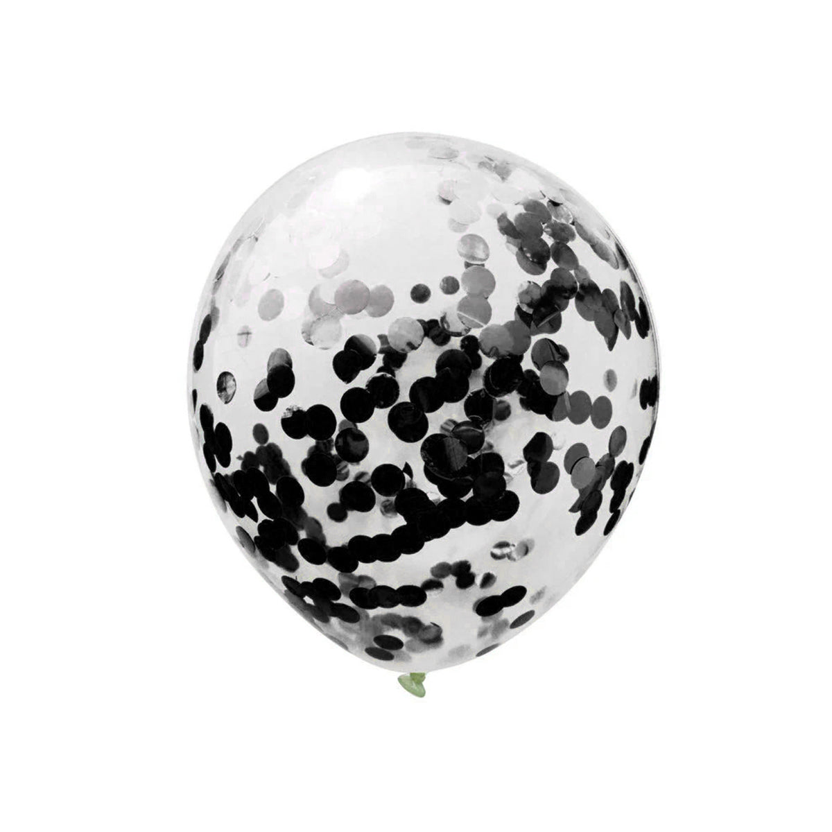 Confetti Transparent Balloons - Pack Of 10