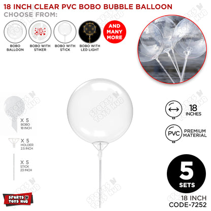 18 Inch BOBO Balloon With Stick