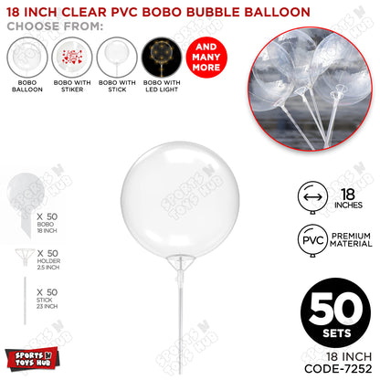 18 Inch BOBO Balloon With Stick