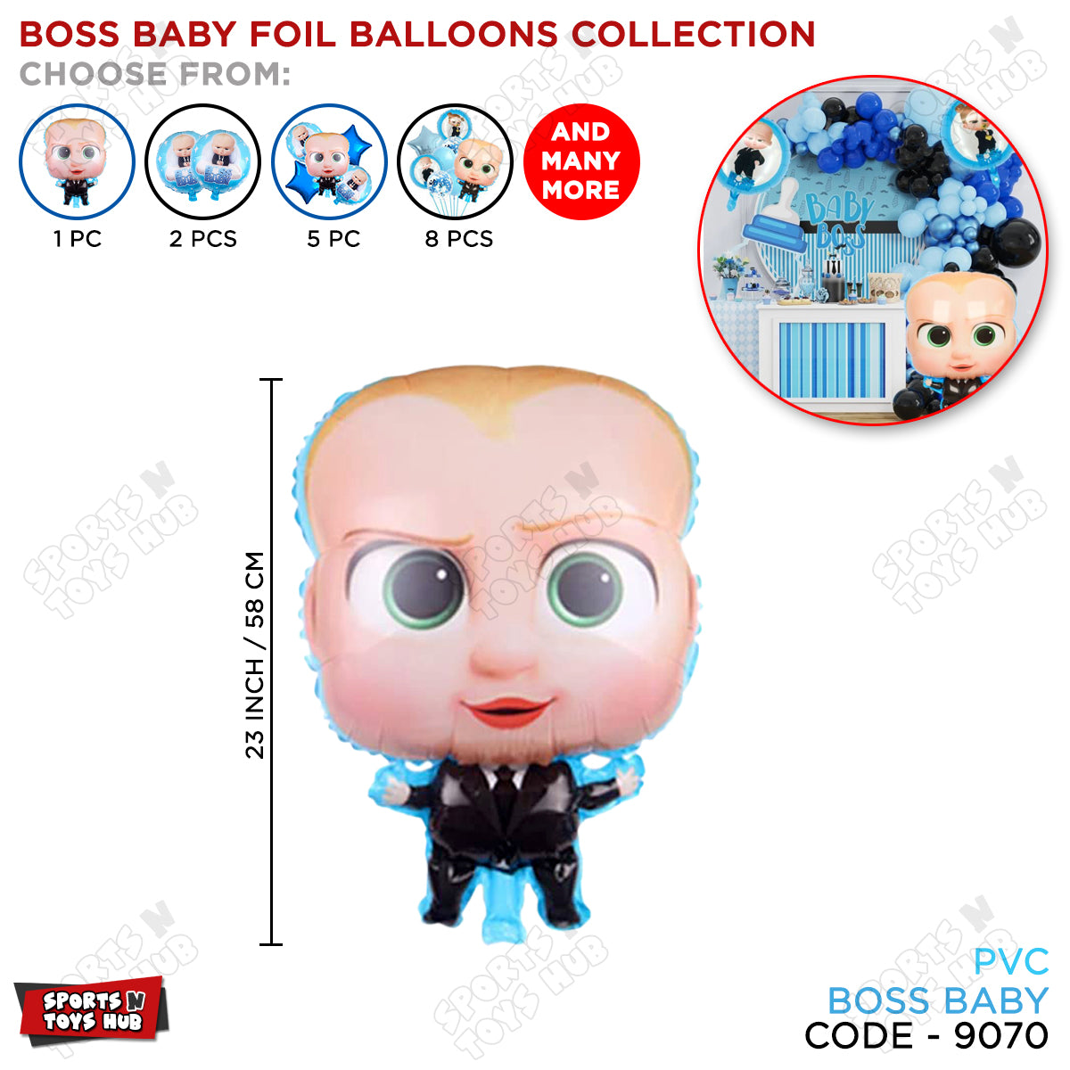 B@by B_o_s_s Foil Balloon
