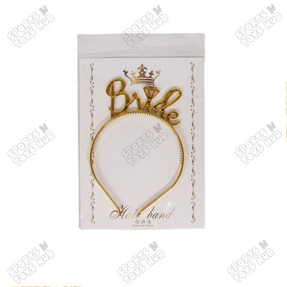 Bride Metallic Shinny Hairband Collection