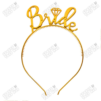 Bride Metallic Shinny Hairband Collection
