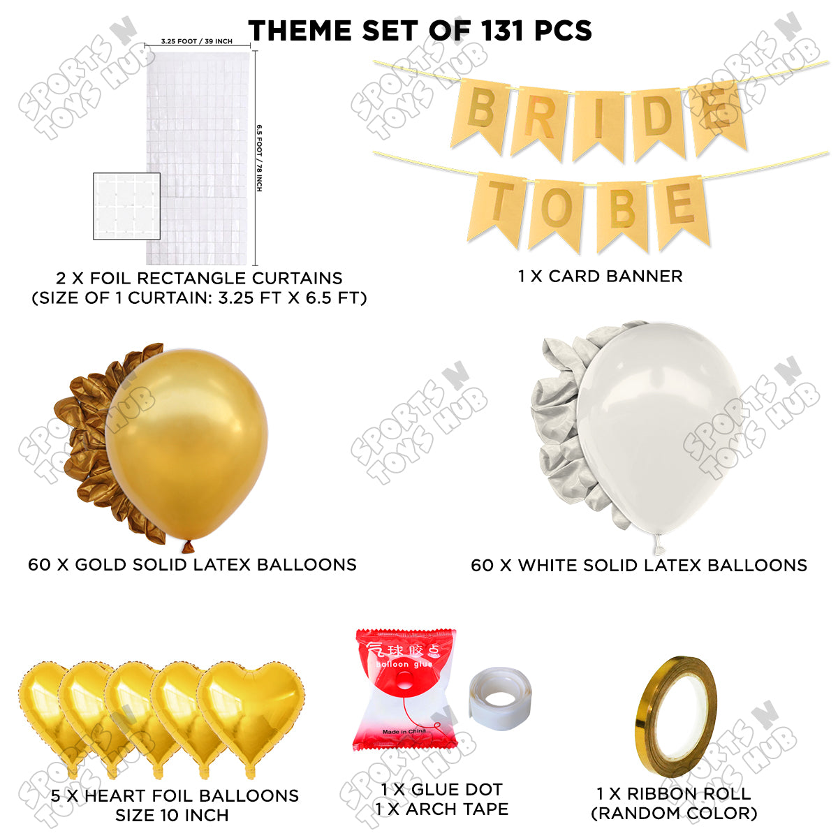 Bride To Be Card Banner Theme Collection - Orange & Gold