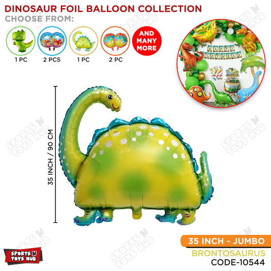 Brontosaurus Dino Foil Balloon Collection