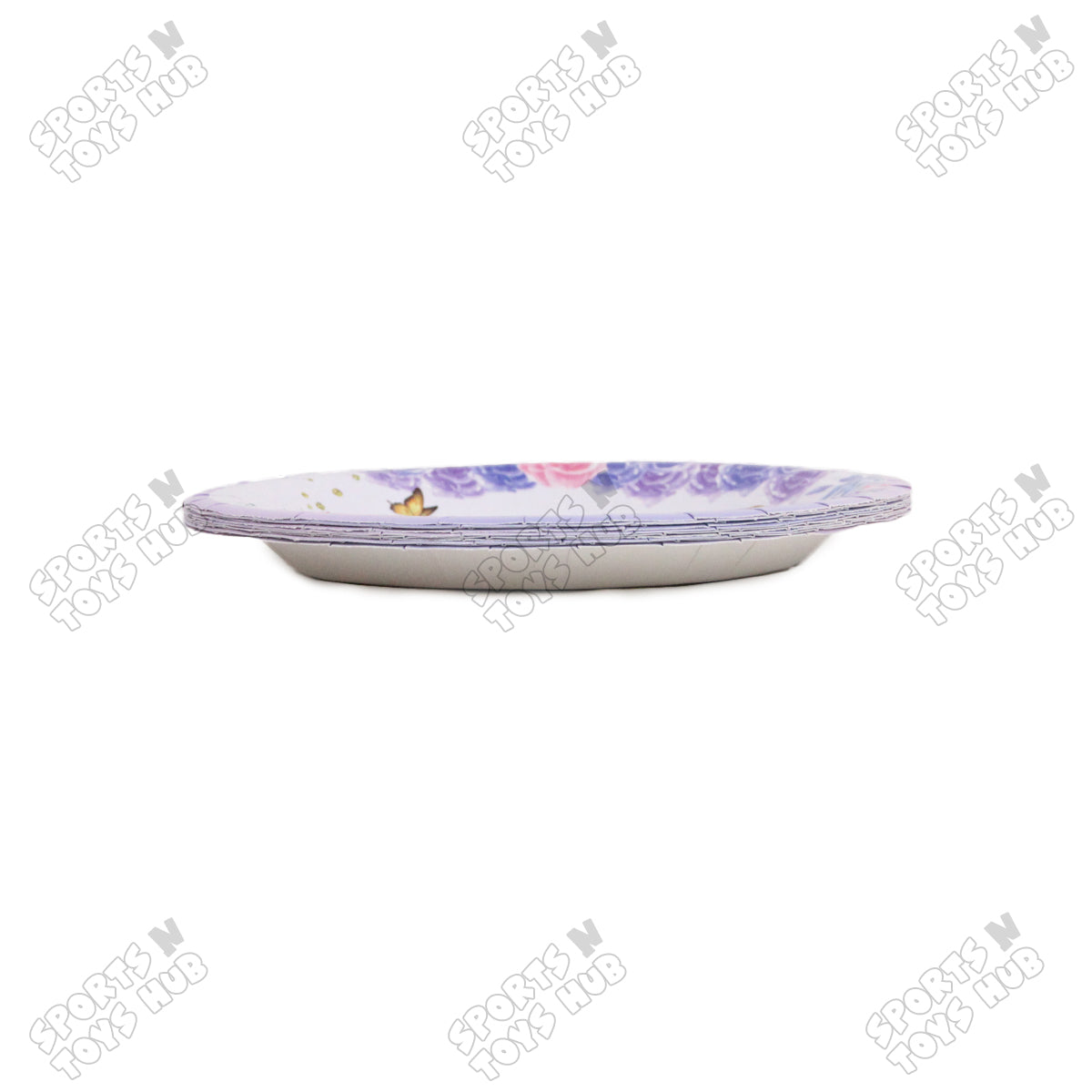 Printed Butterfly Disposable Plates - Pack Of 10