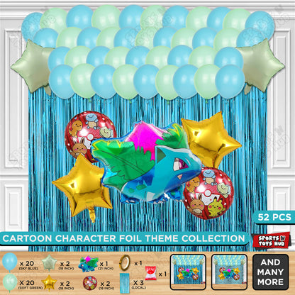 Pokemon Ivysaur Foil Balloon Curtain Theme