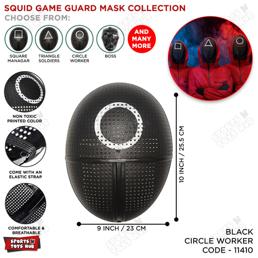 Squid Game Guard Circle Worker Mask