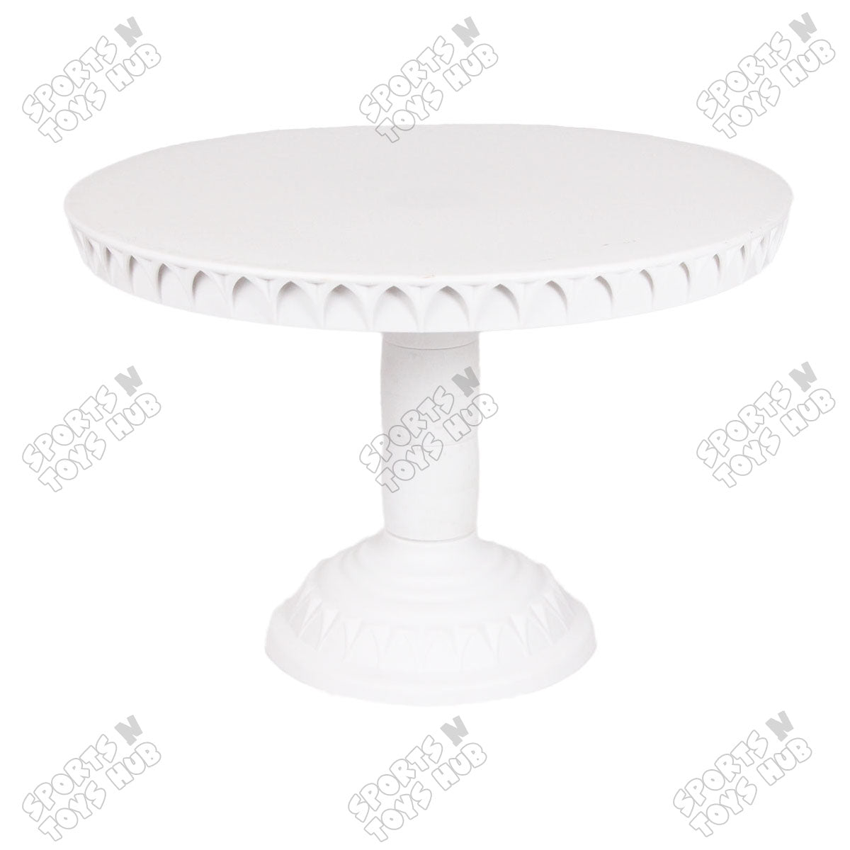 Elegant & Sturdy Plastic Cake Display Stand - Three Adjustable Height Levels