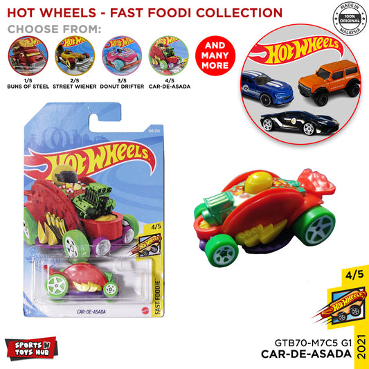 Hot Wheels Diecast Car-De-Asada Fast Foodie (2021) Series Model Toy Cars