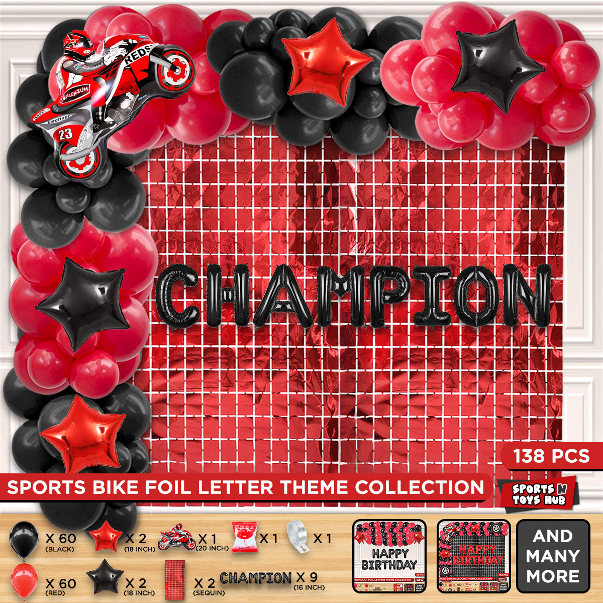 Champions Foil Letter Theme Collection