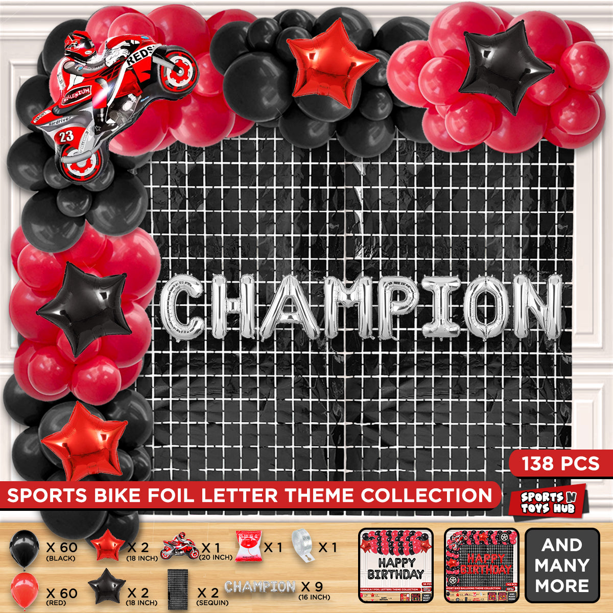Champions Foil Letter Theme Collection