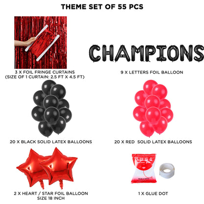 Champions Foil Letter Theme Collection