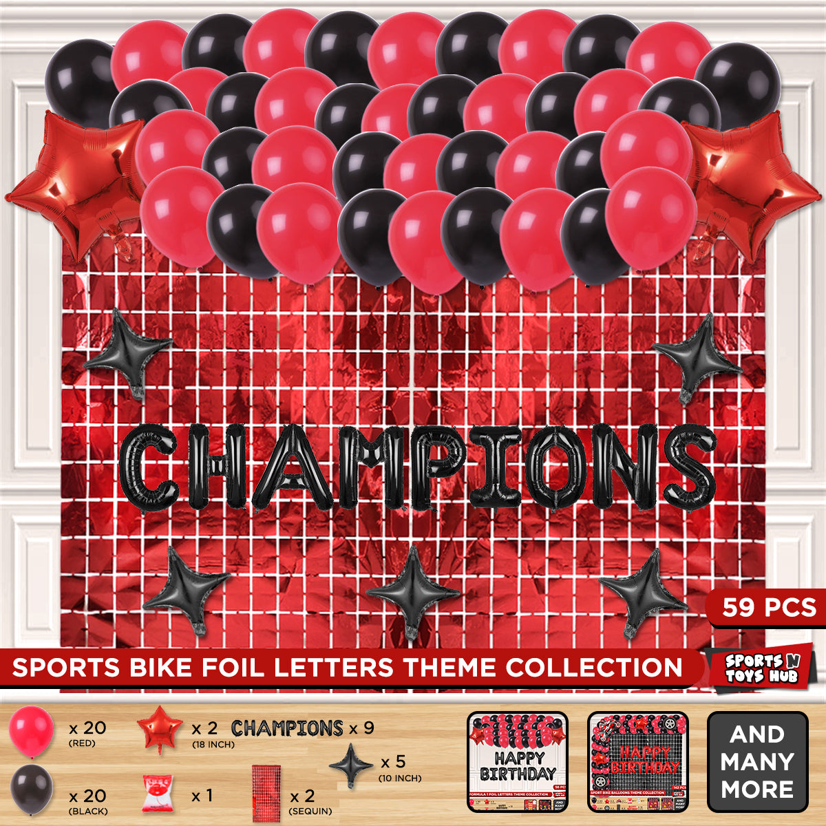 Champions Foil Letter Theme Collection