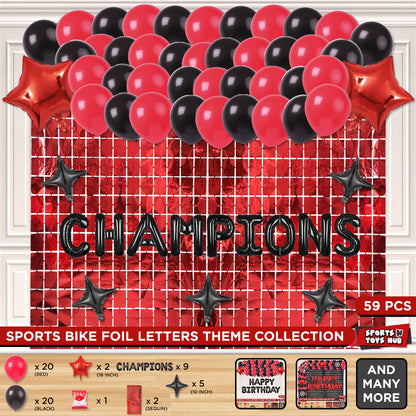 Champions Foil Letter Theme Collection