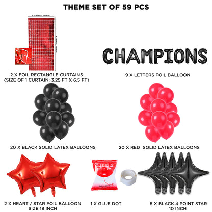 Champions Foil Letter Theme Collection