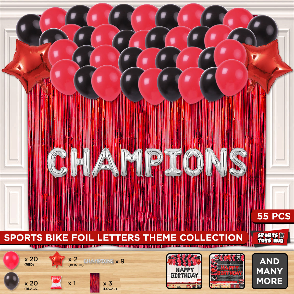 Champions Foil Letter Theme Collection