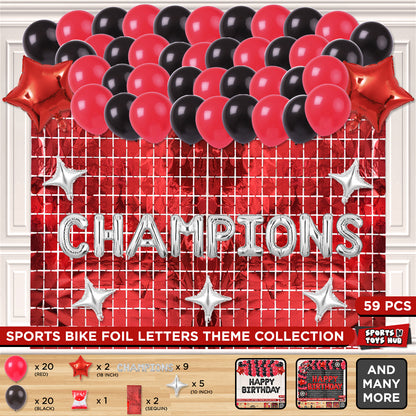 Champions Foil Letter Theme Collection
