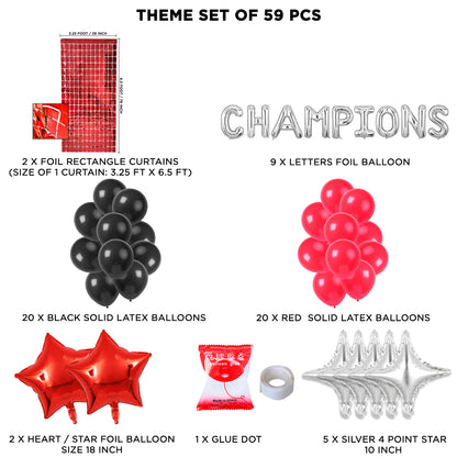 Champions Foil Letter Theme Collection
