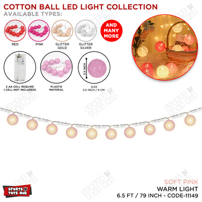 Cotton Ball LED Light Collection
