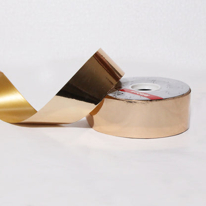 2 Inch x 80 Yards – Wide Shiny Metallic Chrome Curling Ribbon Roll for Gift Wrapping, Bouquet Packing & Event Decor