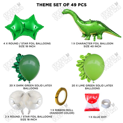 Apatosaurus Foil Balloon Theme Decoration Set