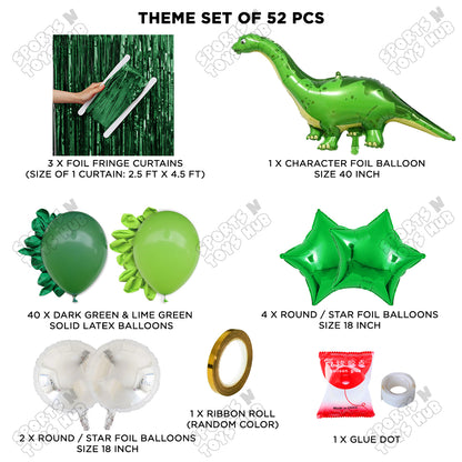 Apatosaurus Foil Balloon Theme Decoration Set