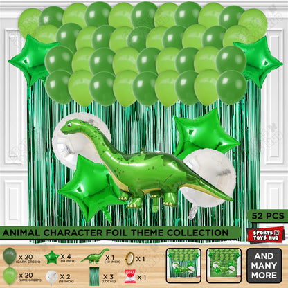 Apatosaurus Foil Balloon Theme Decoration Set